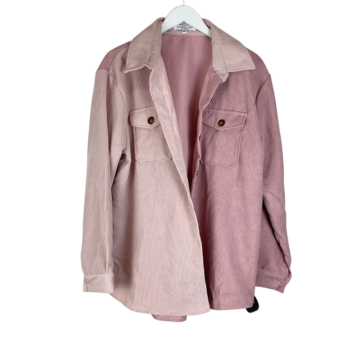 Jacket Other By Chicsoul In Pink, Size: 2x