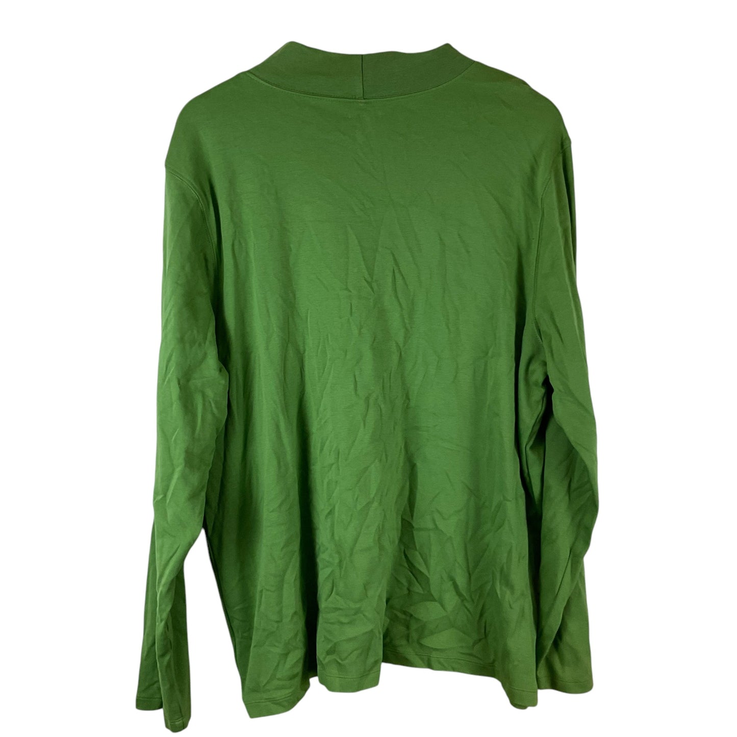 Top Long Sleeve Basic By St Johns Bay In Green, Size: 3x