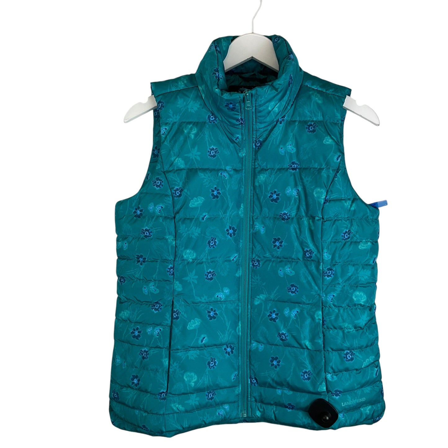 Vest Puffer & Quilted By Lands End In Blue, Size: S