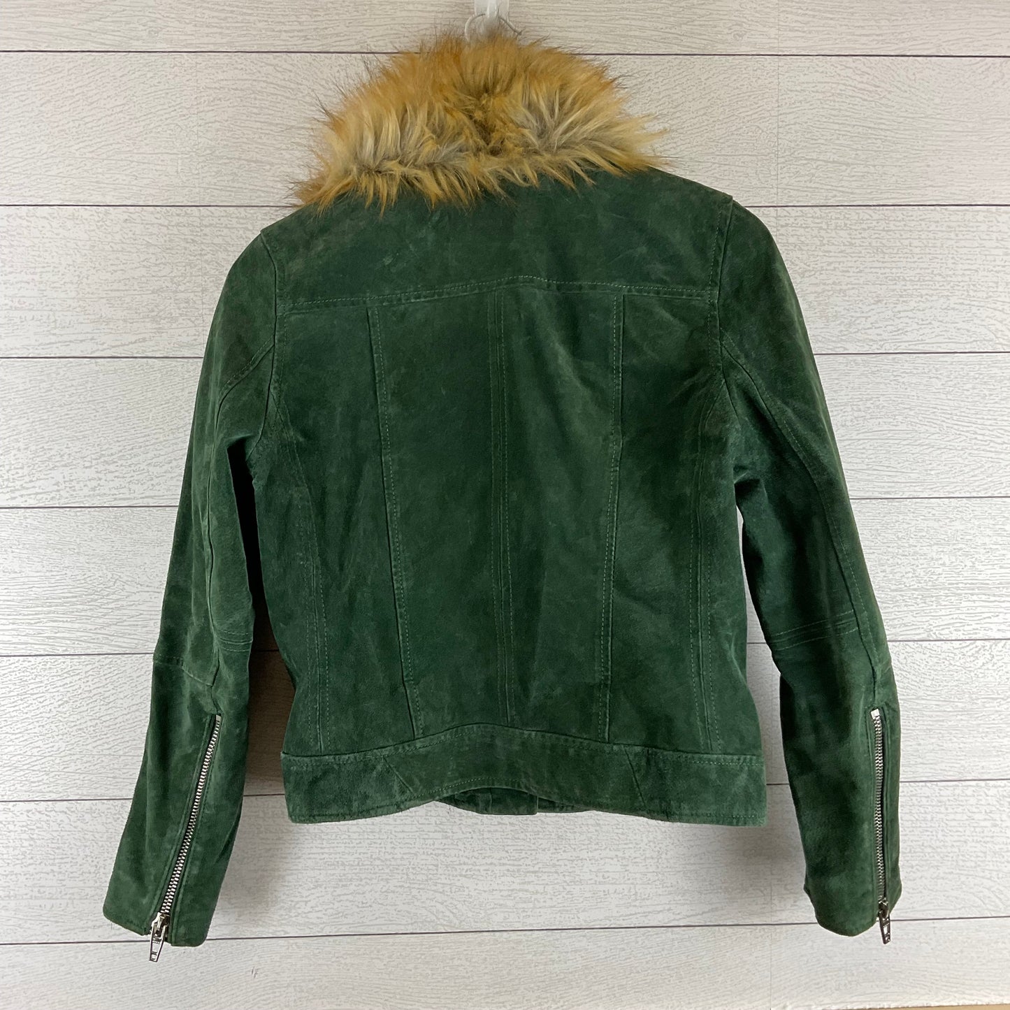 Jacket Faux Fur & Sherpa By Blanknyc In Green, Size: S