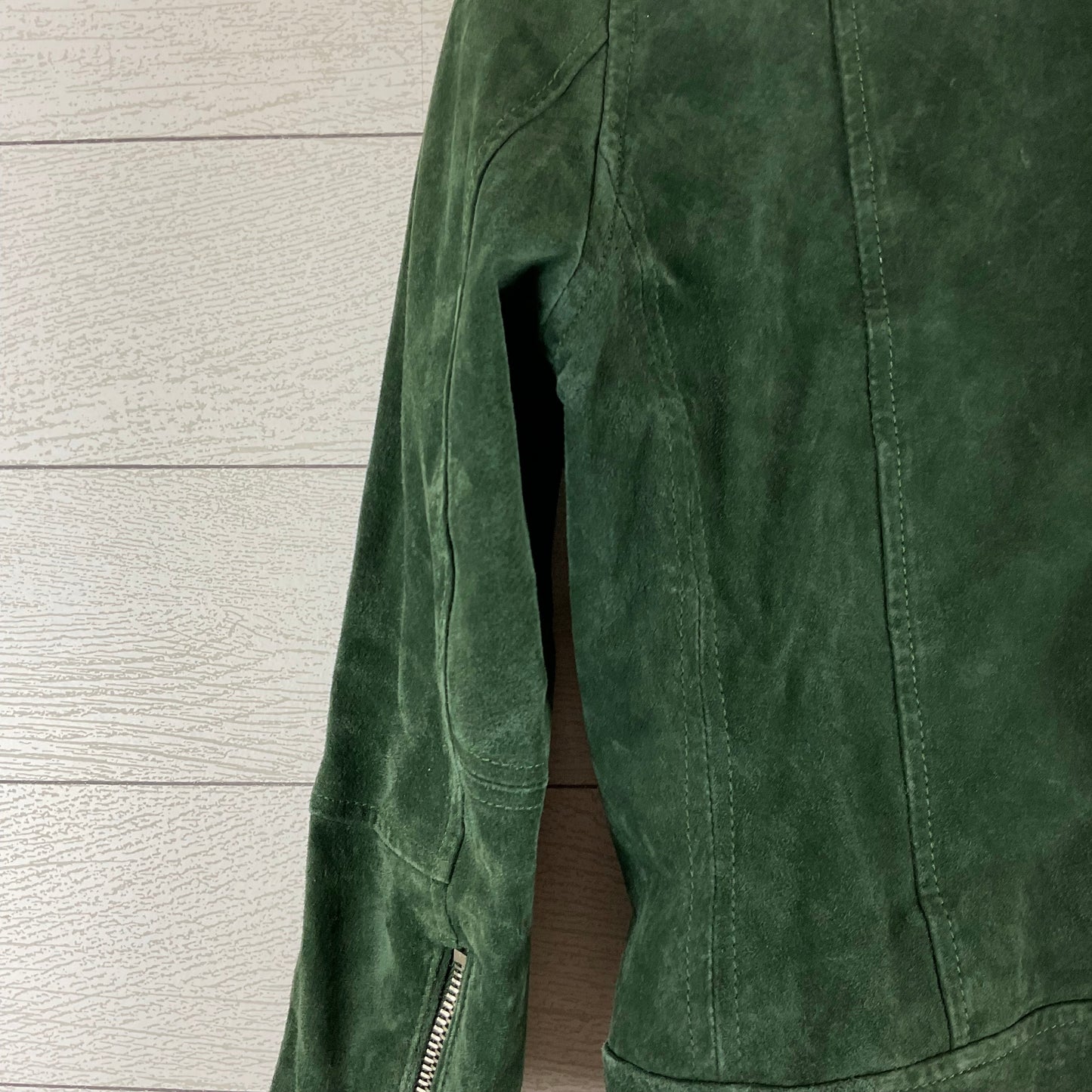 Jacket Faux Fur & Sherpa By Blanknyc In Green, Size: S