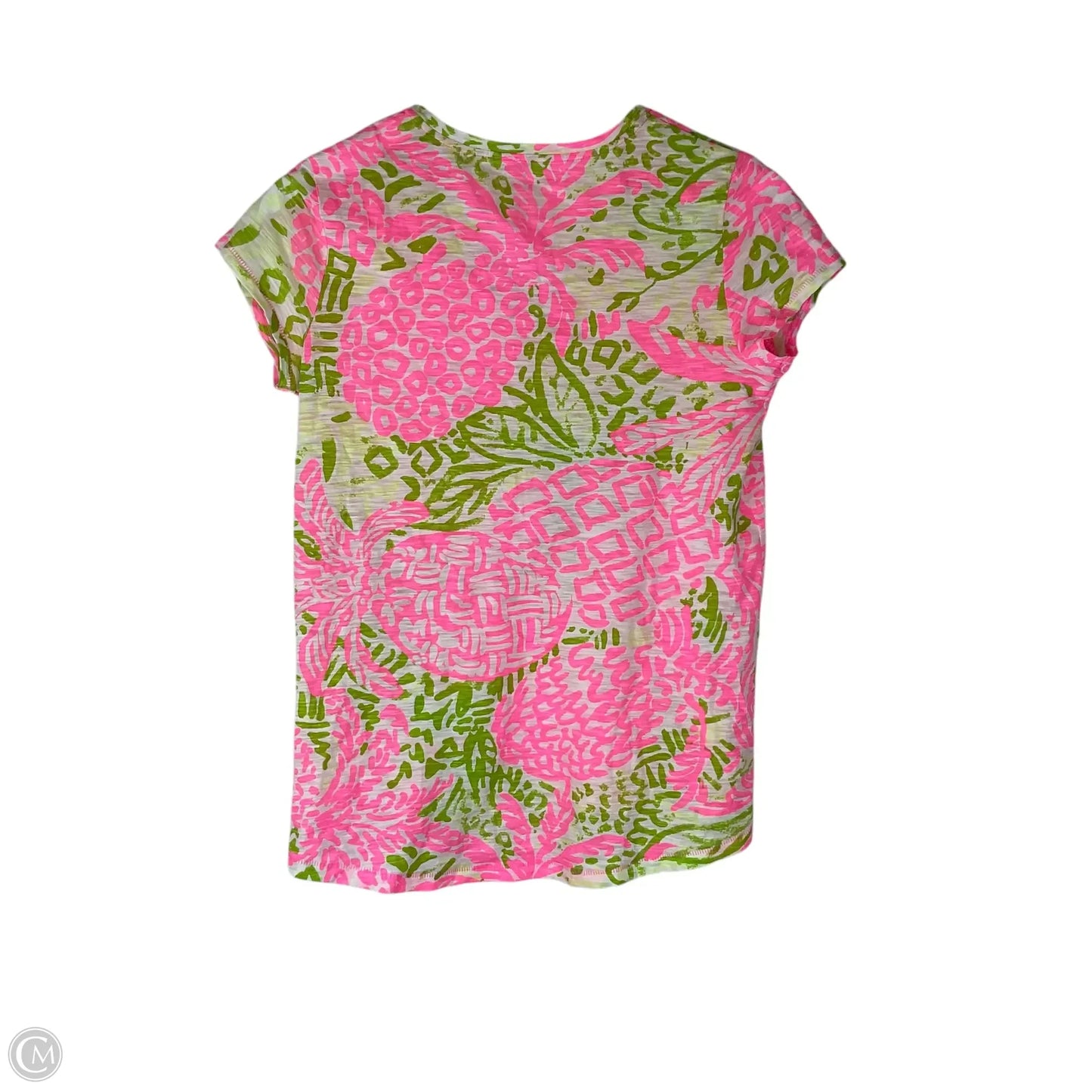 Top Short Sleeve Designer By Lilly Pulitzer In Pink, Size: Xs