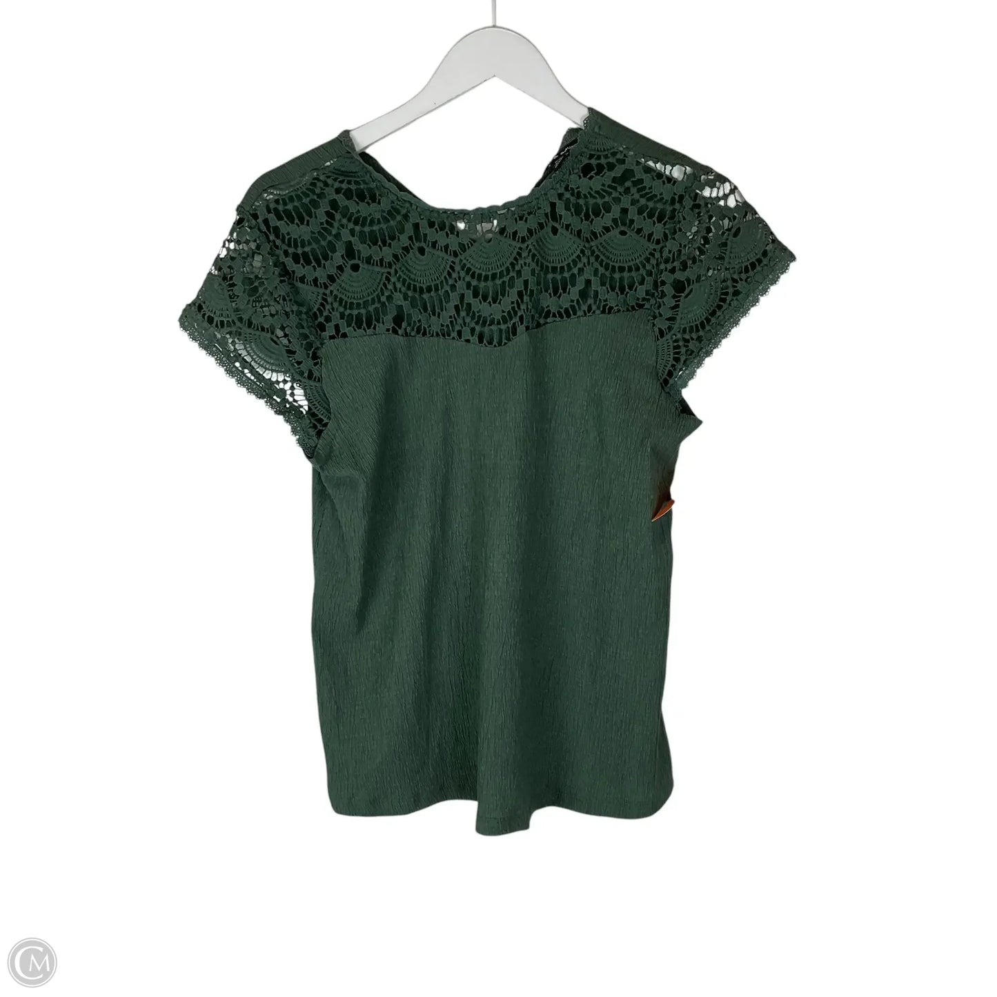 Top Short Sleeve By Cable And Gauge In Green, Size: M