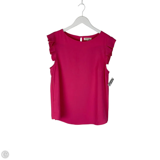 Top Sleeveless By Monteau In Pink, Size: L