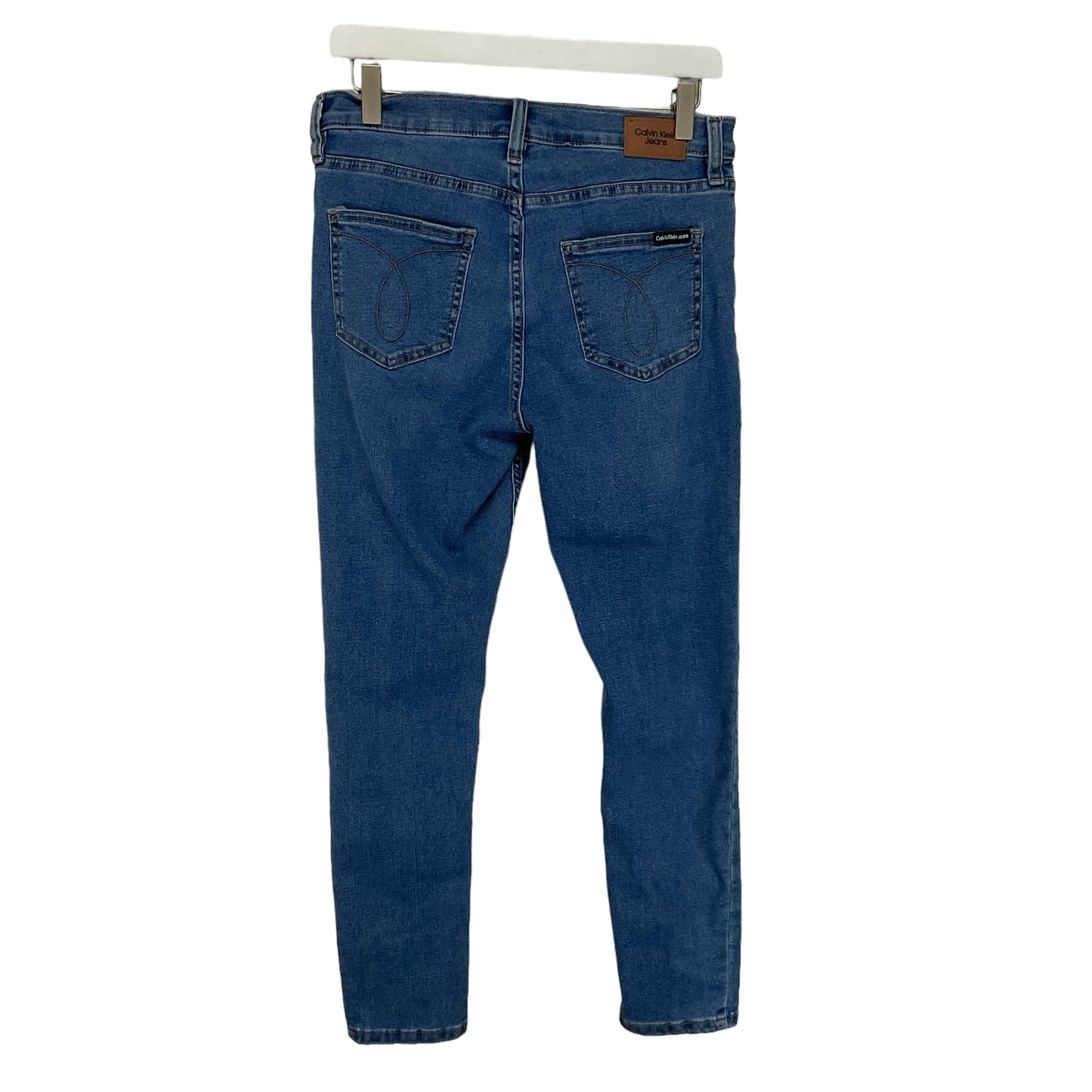 Blue Denim Jeans Straight Calvin Klein, Size 8