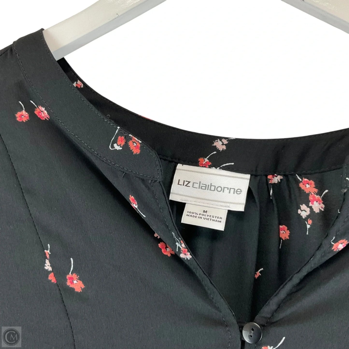 Top Long Sleeve By Liz Claiborne In Black, Size: M