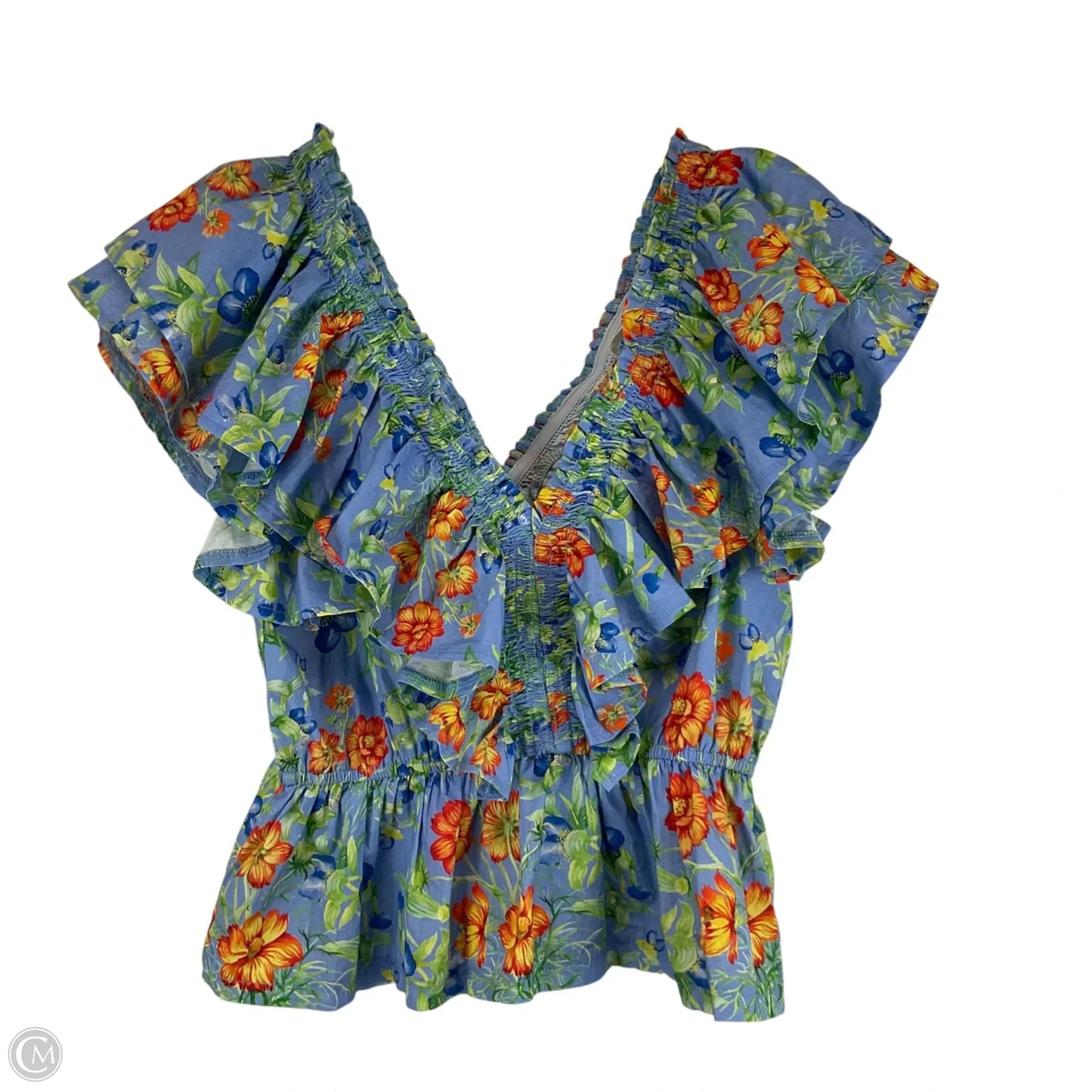 Top Sleeveless By Entro In Blue, Size: S