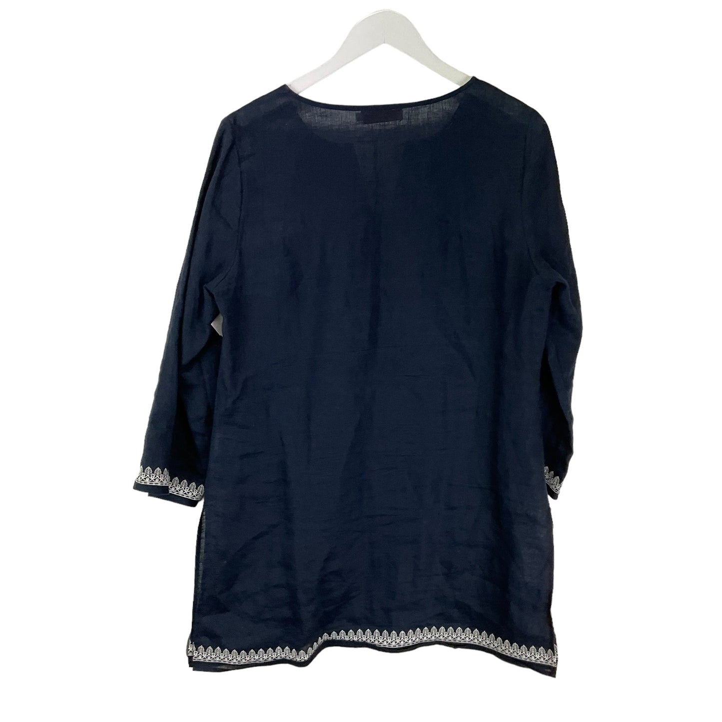 Navy Top Long Sleeve Tory Burch, Size M