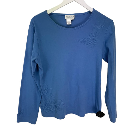 Top Long Sleeve By Coldwater Creek In Blue, Size: M