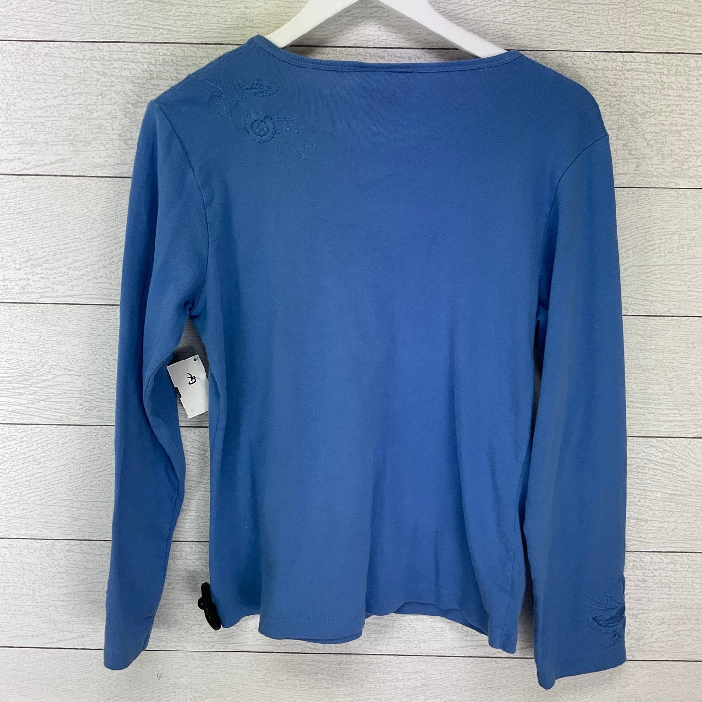 Top Long Sleeve By Coldwater Creek In Blue, Size: M