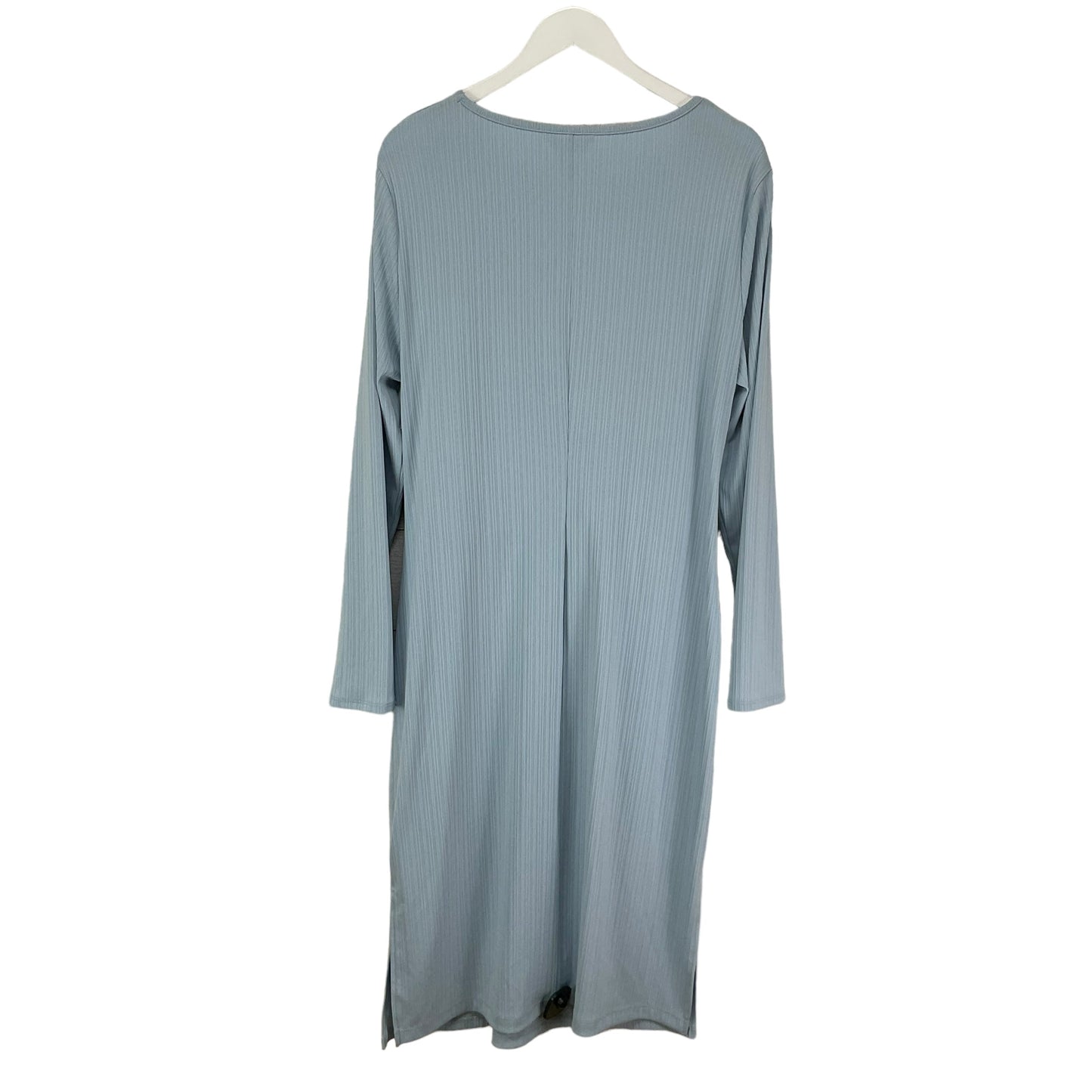 Dress Casual Midi By Nine West In Blue, Size: Xxl