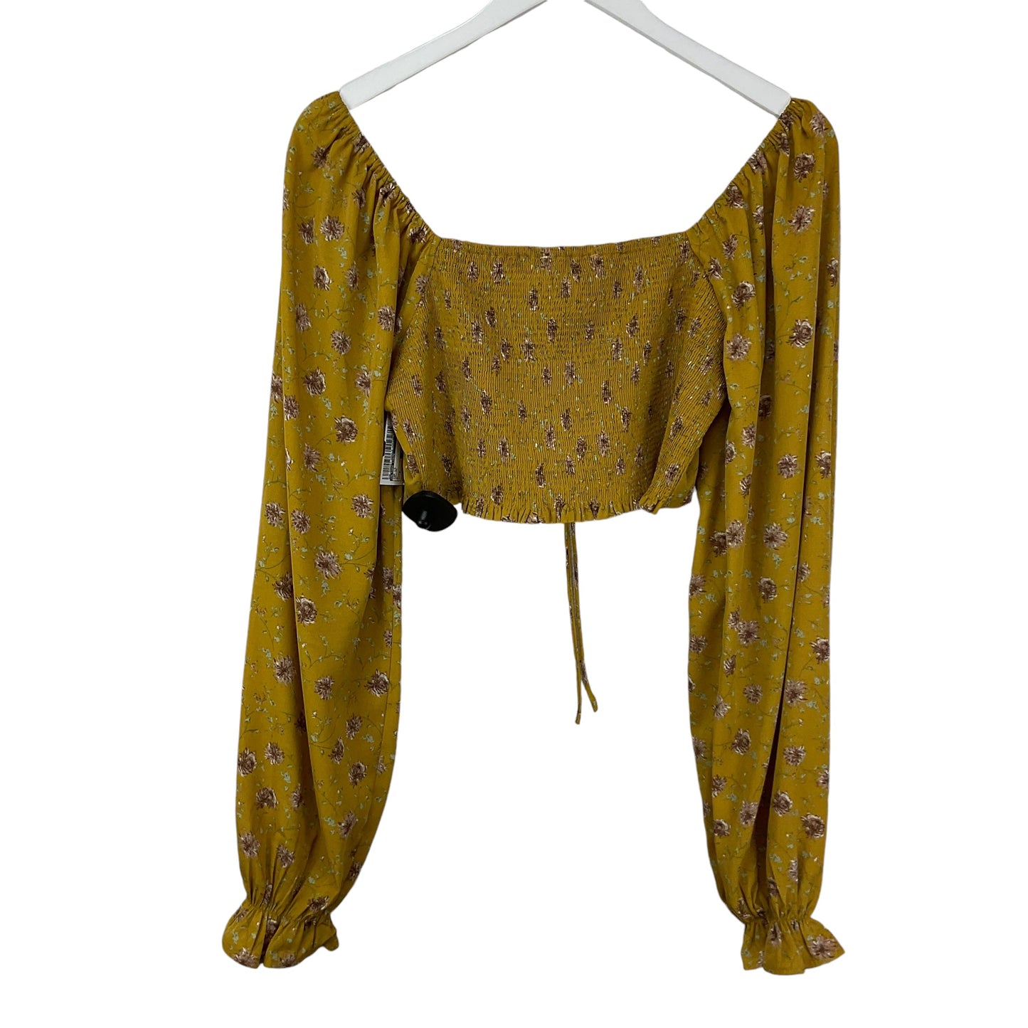 Top Long Sleeve By Altard State In Yellow, Size: M