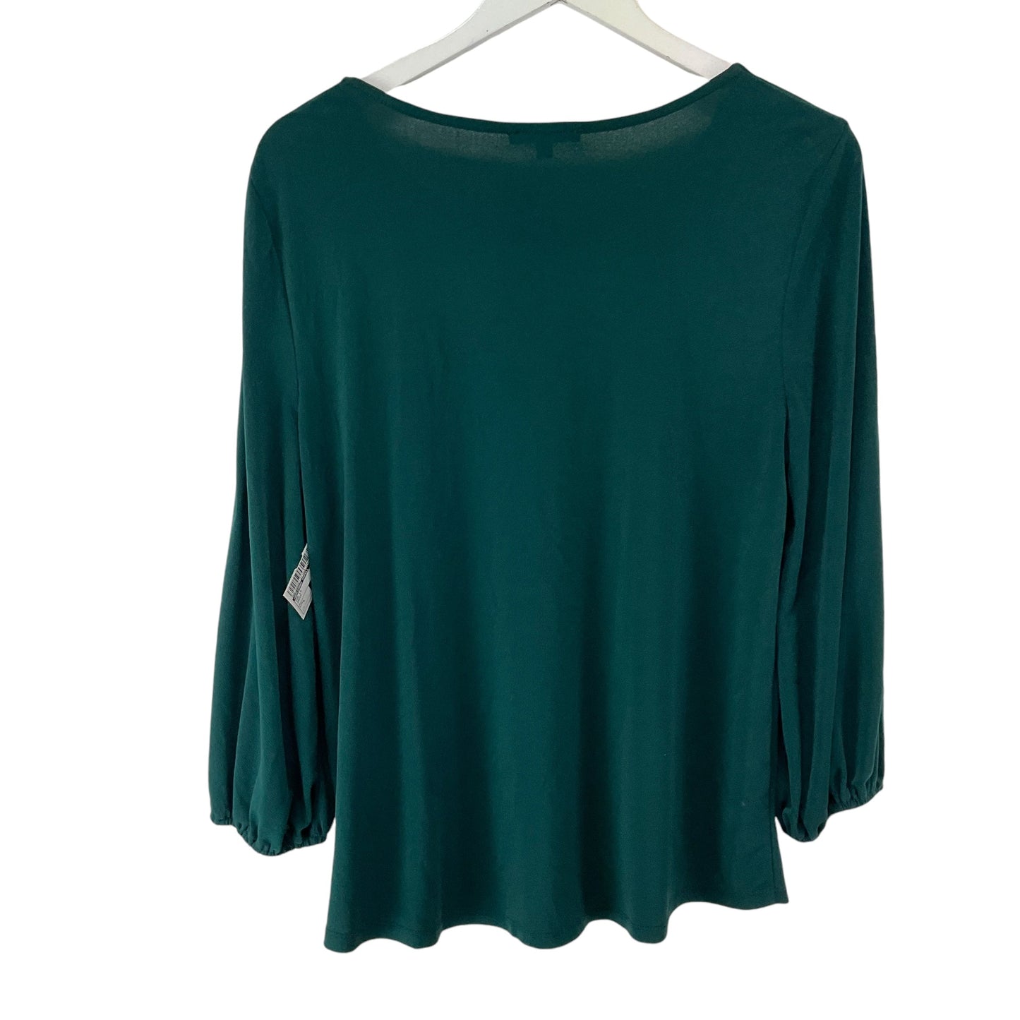 Top Long Sleeve By Adrianna Papell In Green, Size: L