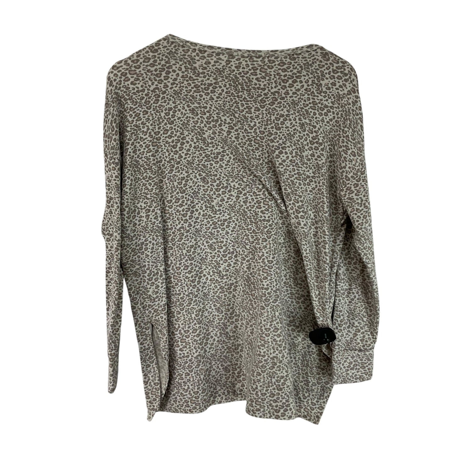 Top Long Sleeve By American Eagle In Animal Print, Size: S