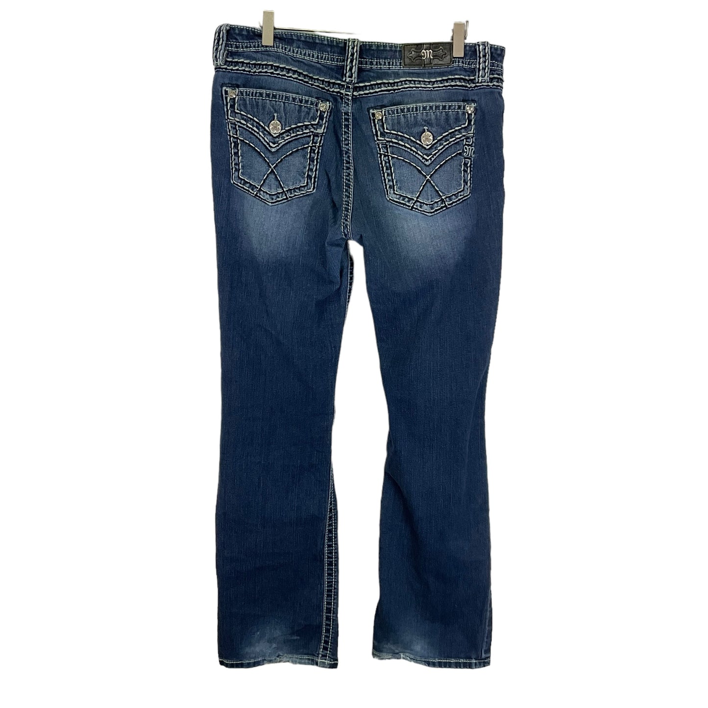 Blue Denim Jeans Boot Cut Miss Me, Size 8