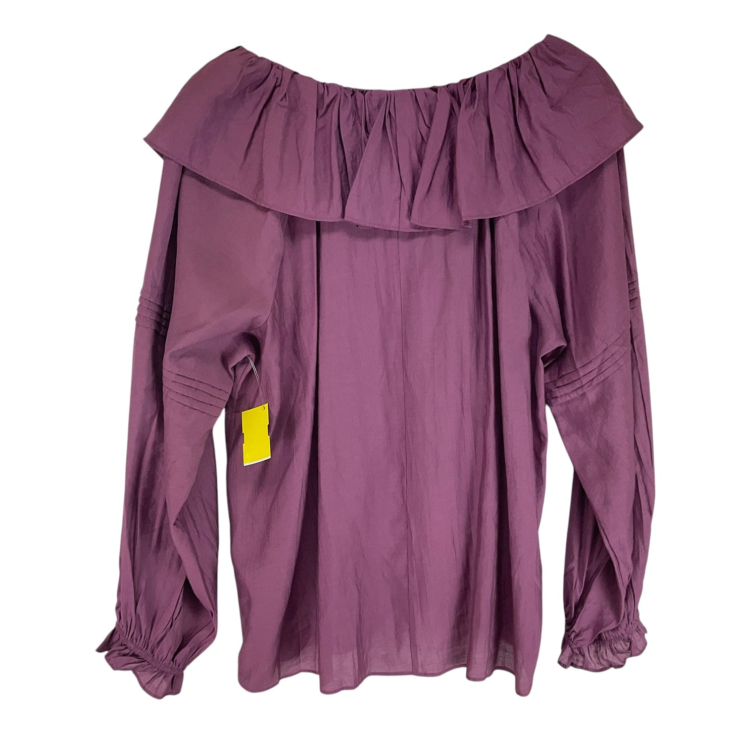 Top Long Sleeve By Easel In Purple, Size: M