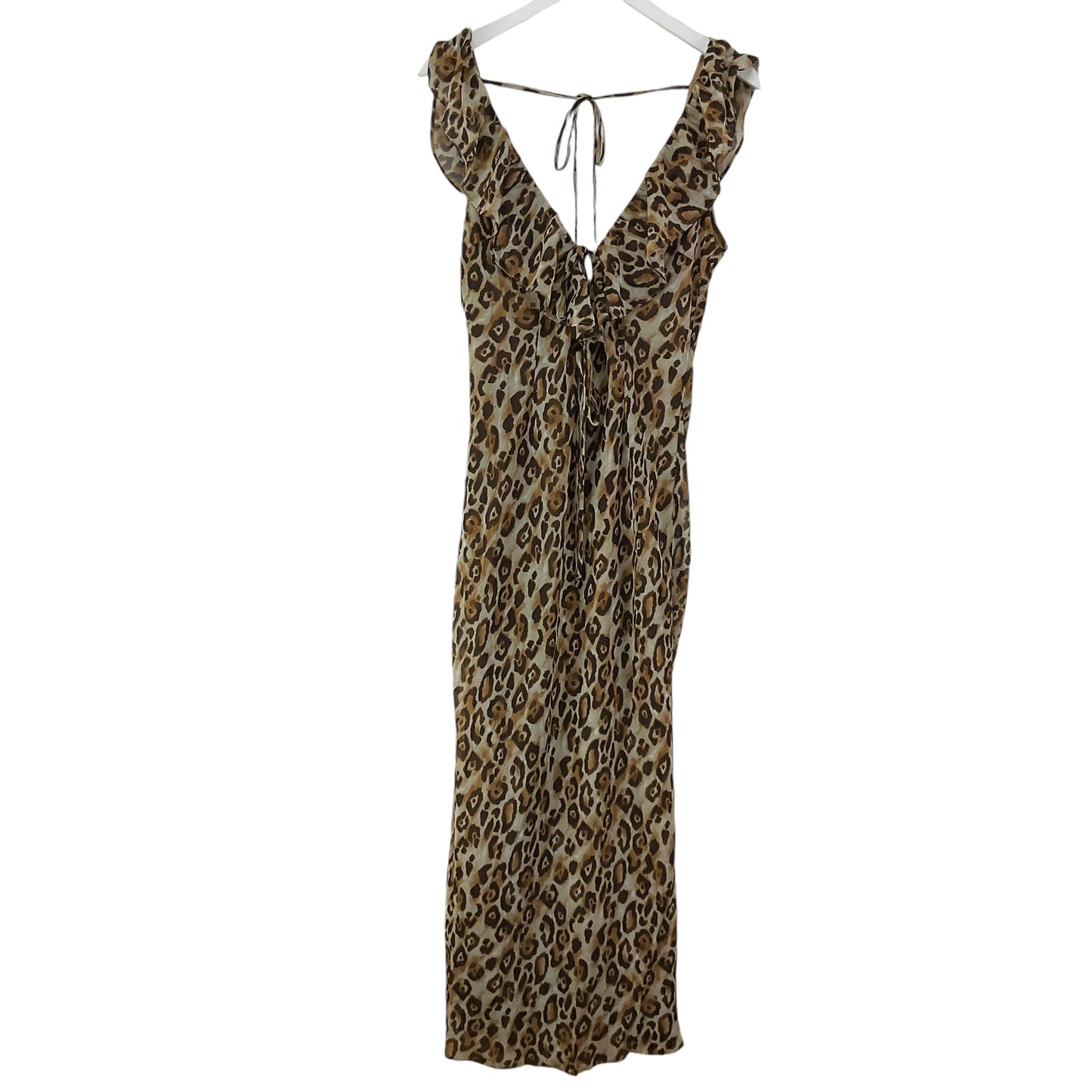 Dress Casual Maxi By Clothes Mentor In Animal Print, Size: L