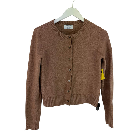 Top Long Sleeve By Old Navy In Brown, Size: S