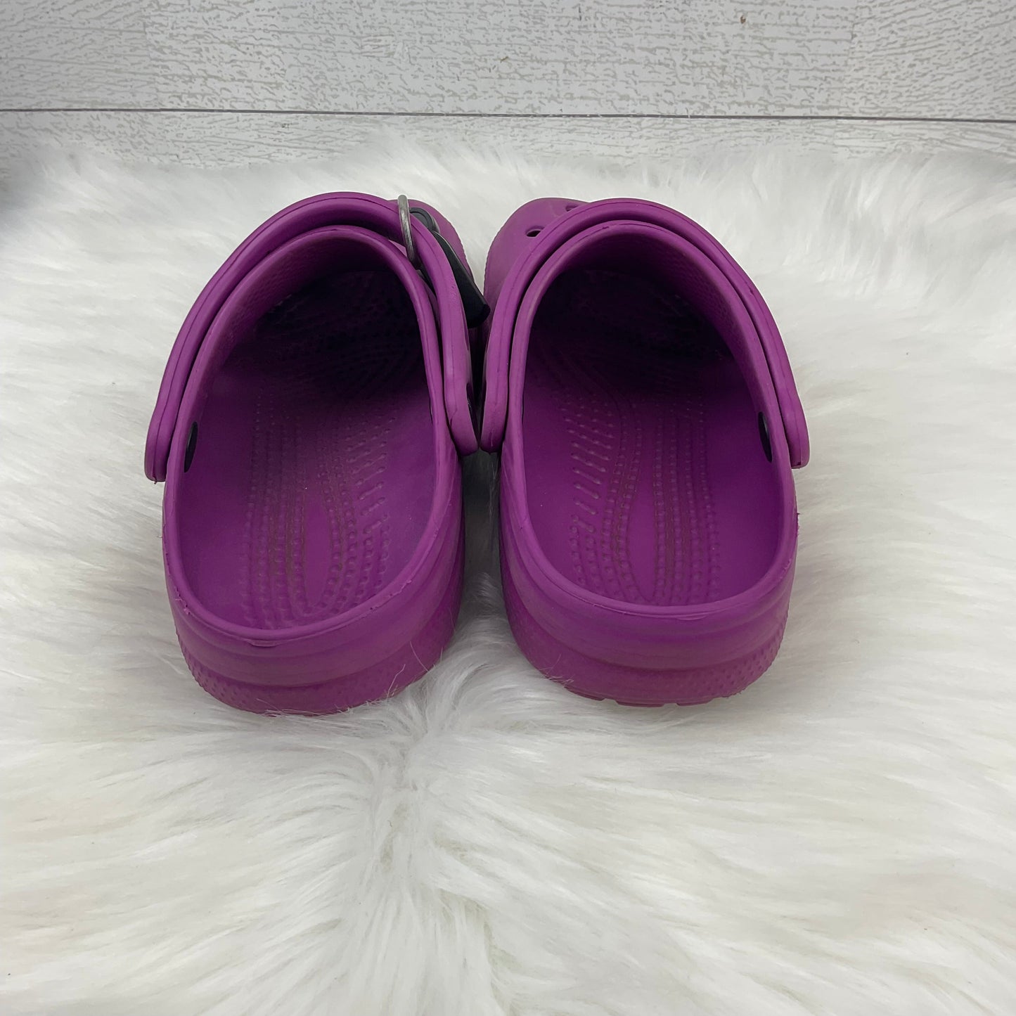 Sandals Sport By Crocs In Purple, Size: 7