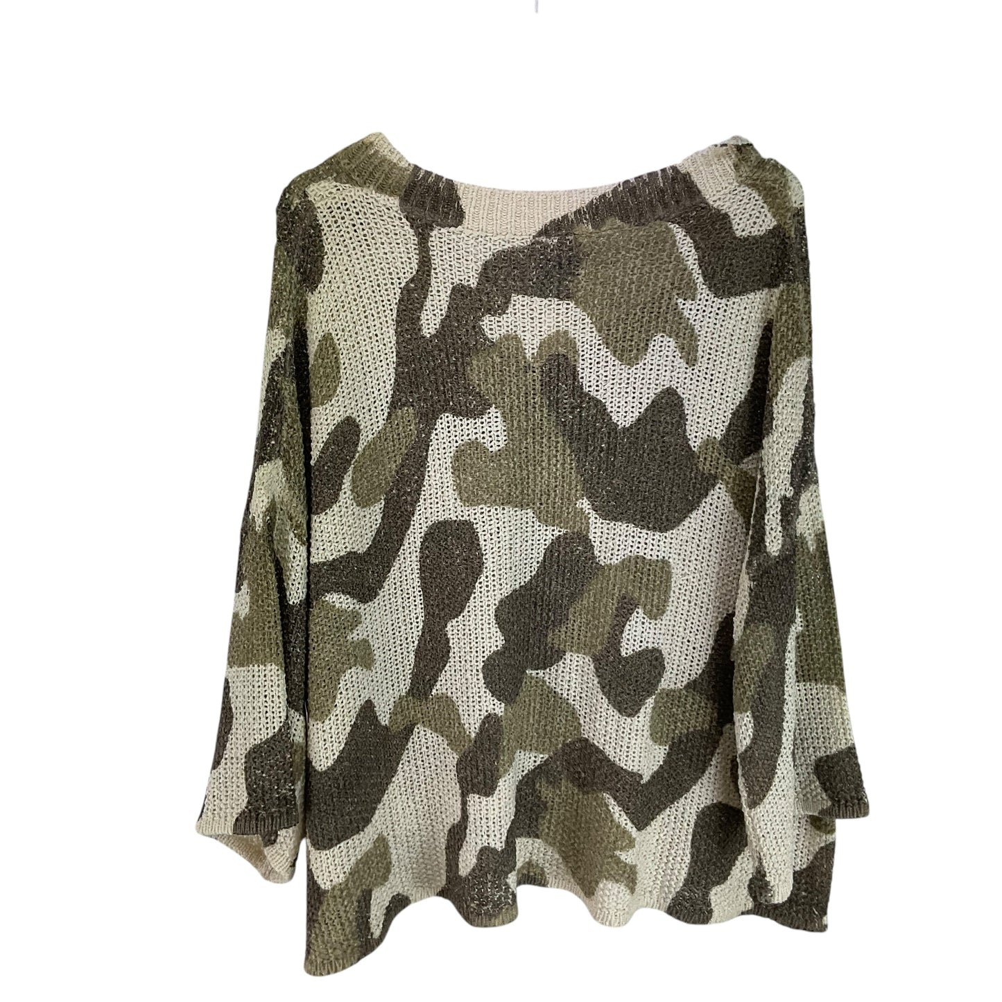 Sweater By Mudpie In Camouflage Print, Size: S