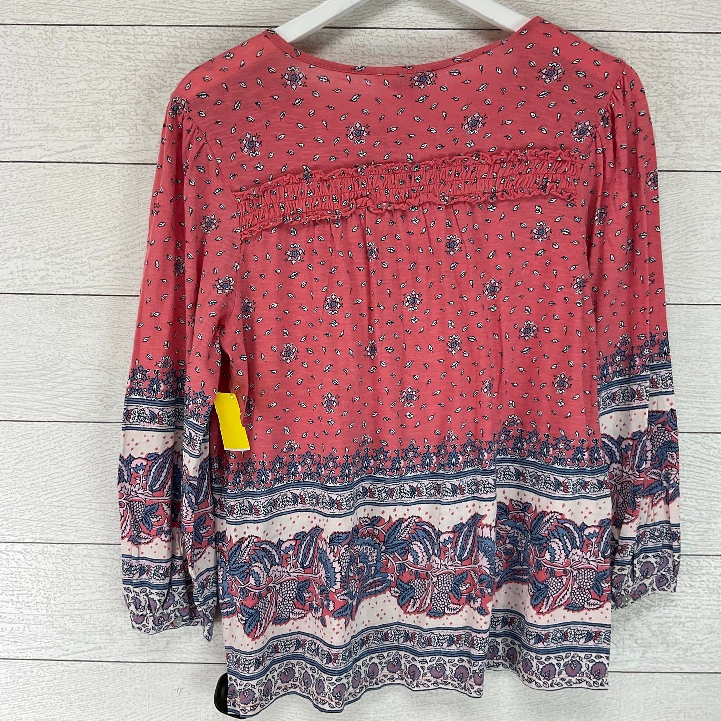 Top Long Sleeve By Lucky Brand In Pink, Size: M