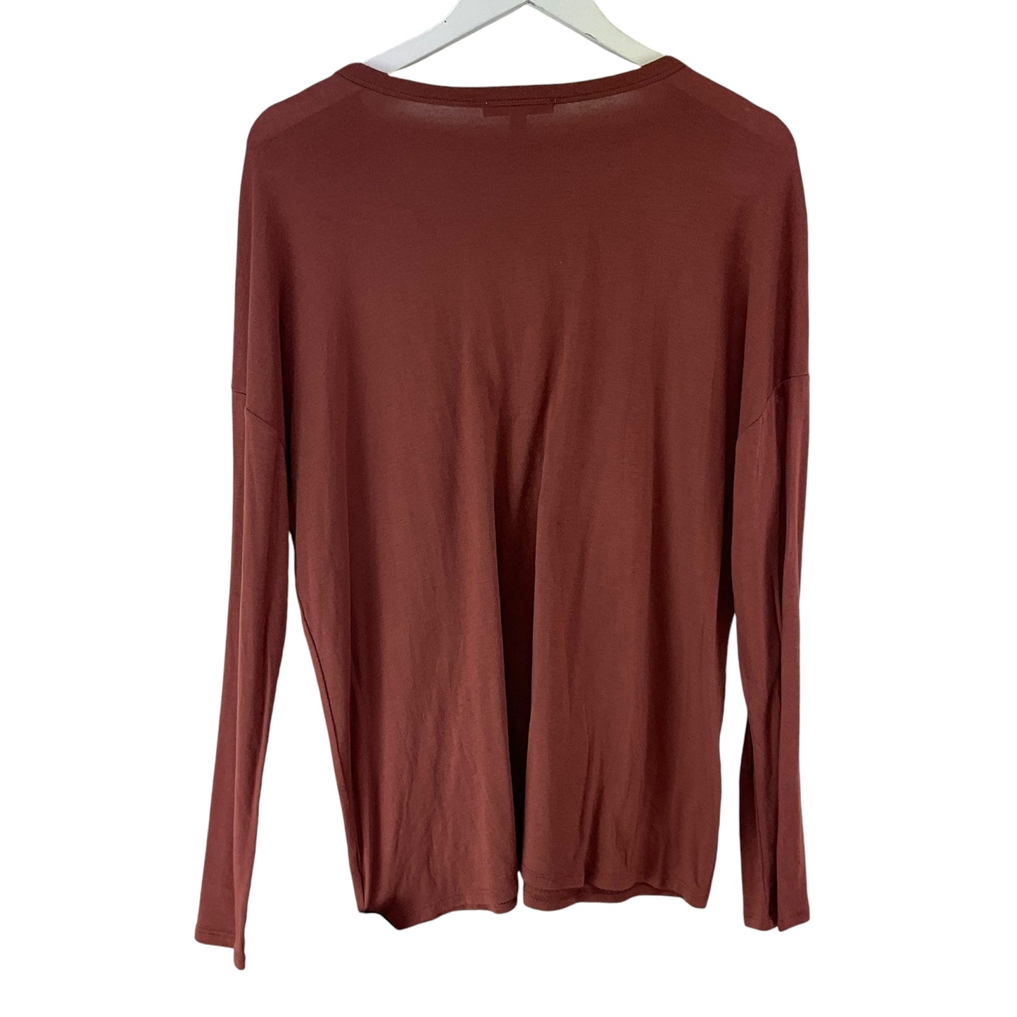 Top Long Sleeve By Express In Red, Size: L