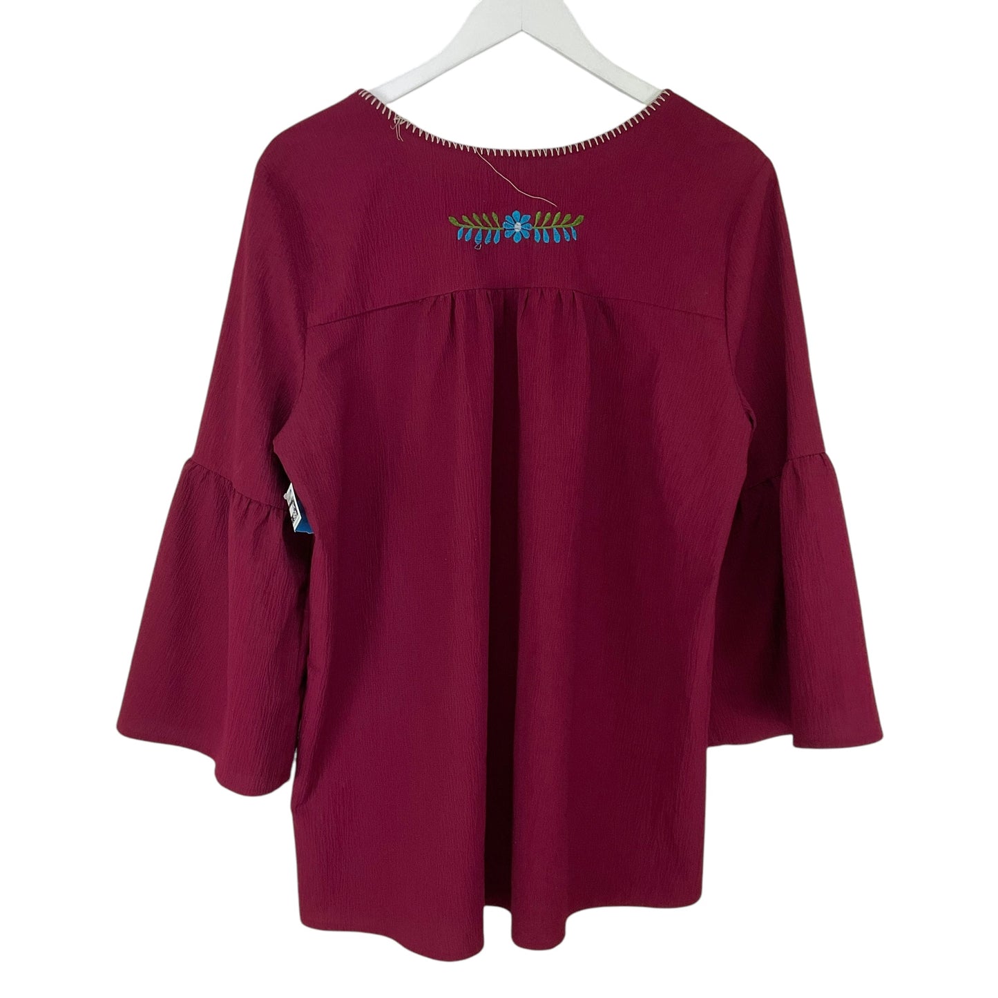 Top Long Sleeve By Entro In Red, Size: Xl