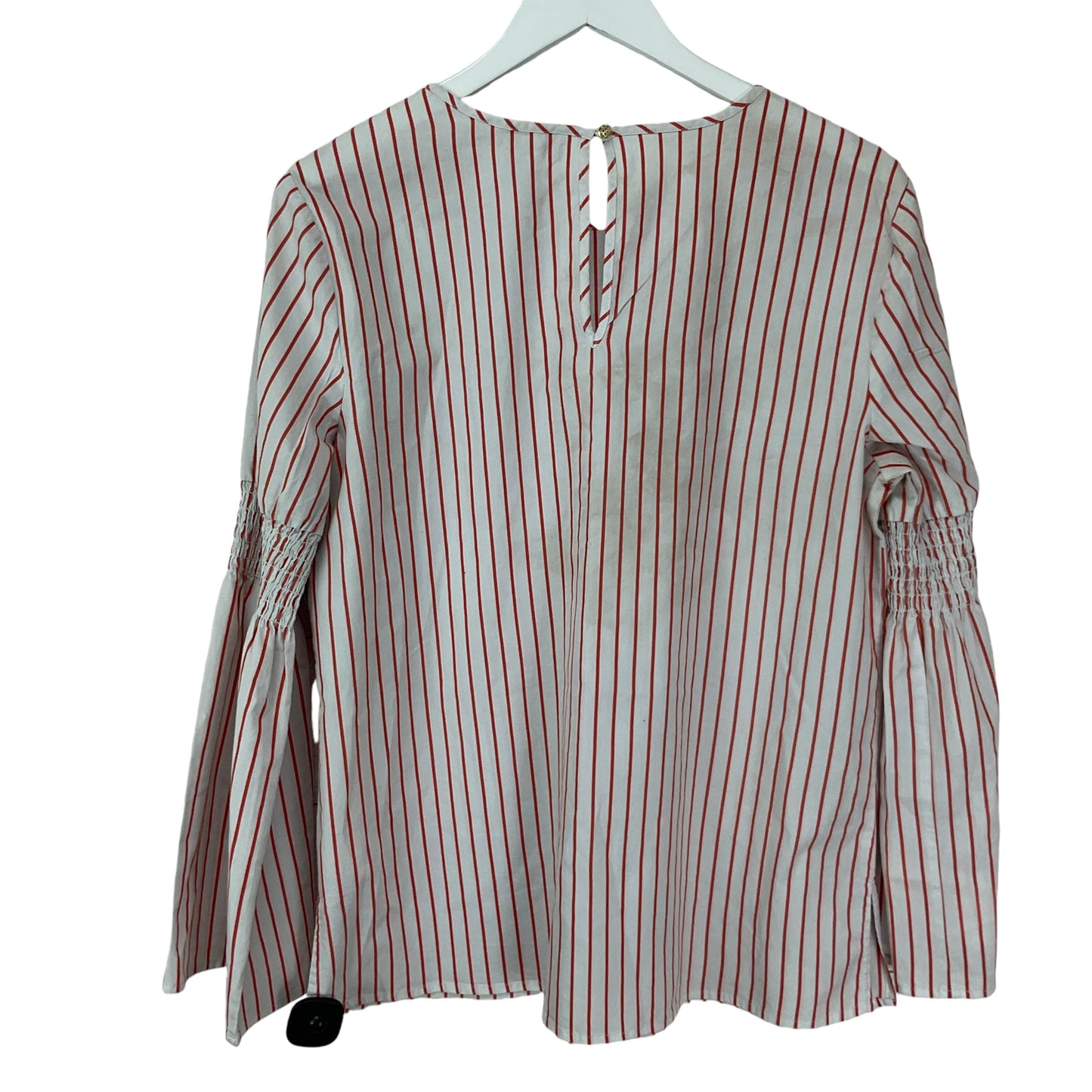 Top Long Sleeve Basic By Michael By Michael Kors In Striped Pattern, Size: L