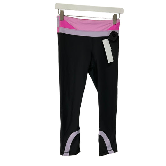 Black & Pink Athletic Leggings Lululemon, Size 4
