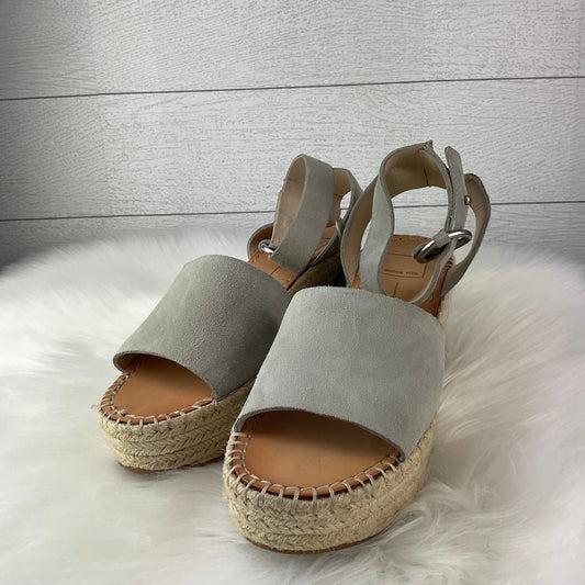 Shoes Heels Wedge By Dolce Vita In Grey, Size: 7.5