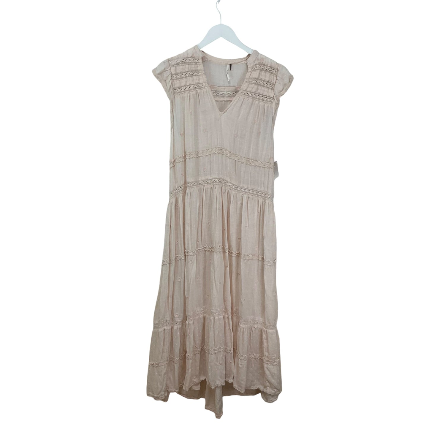 Dress Casual Maxi By Free People In Pink, Size: Xs