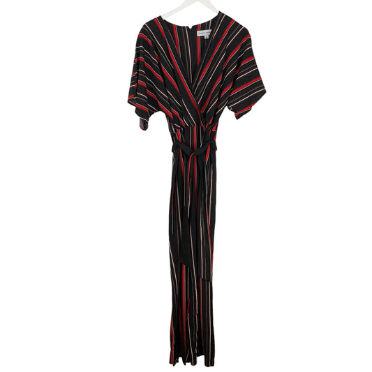 Jumpsuit By Emma And Michele In Black & Red, Size: 10