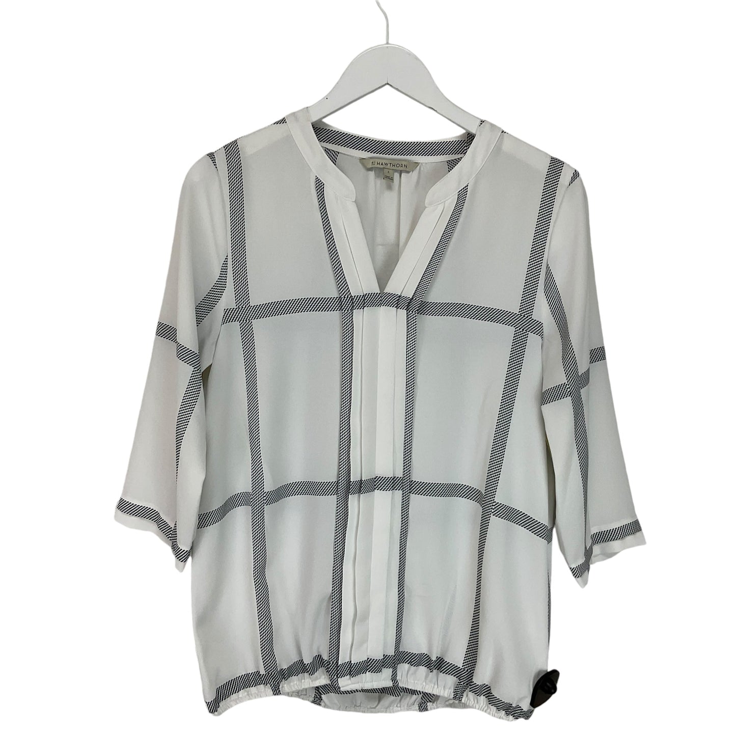 Top Long Sleeve By 41 Hawthorn In White, Size: S