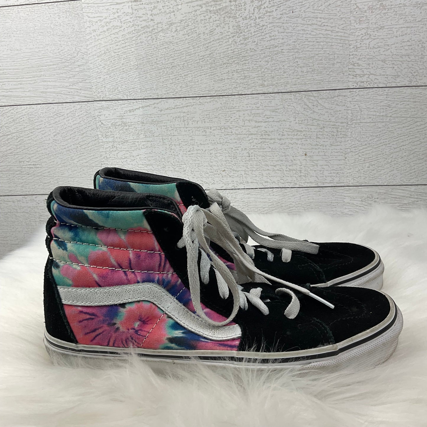 Shoes Sneakers By Vans In Black, Size: 7.5