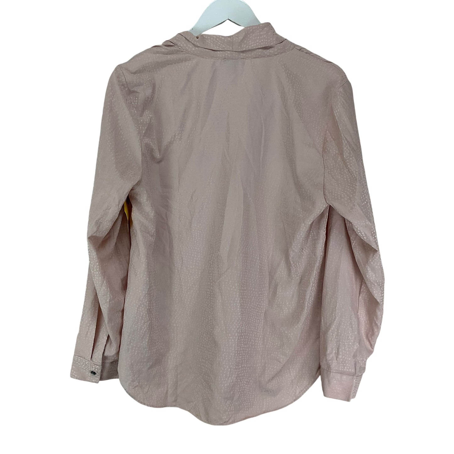 Top Long Sleeve By Ann Taylor In Pink, Size: L