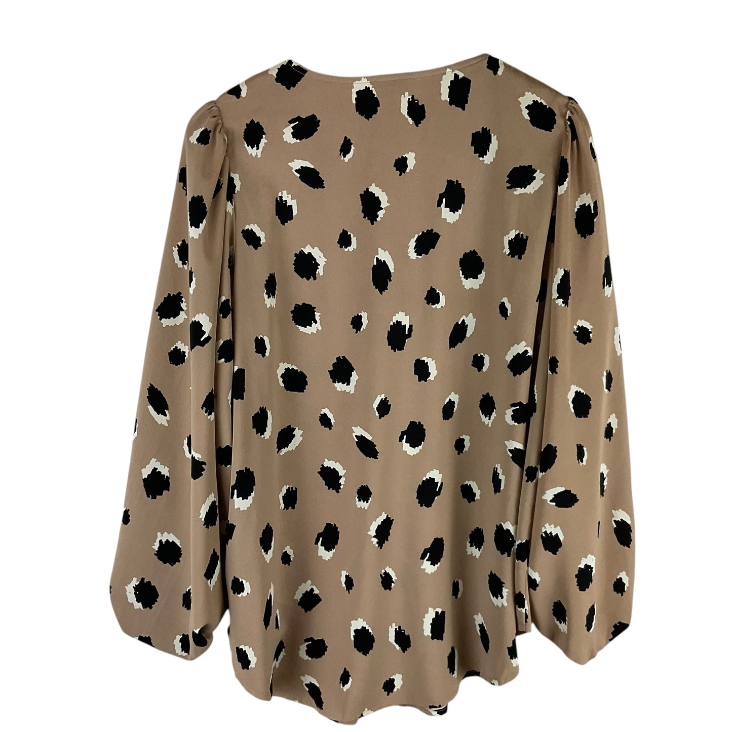 Top Long Sleeve By Jodifl In Tan, Size: M