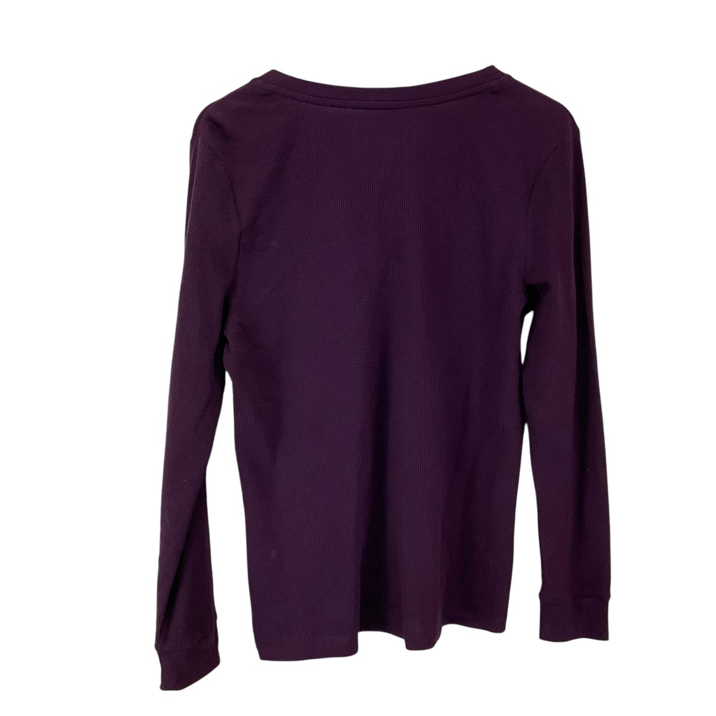 Top Long Sleeve By Tommy Hilfiger In Purple, Size: L