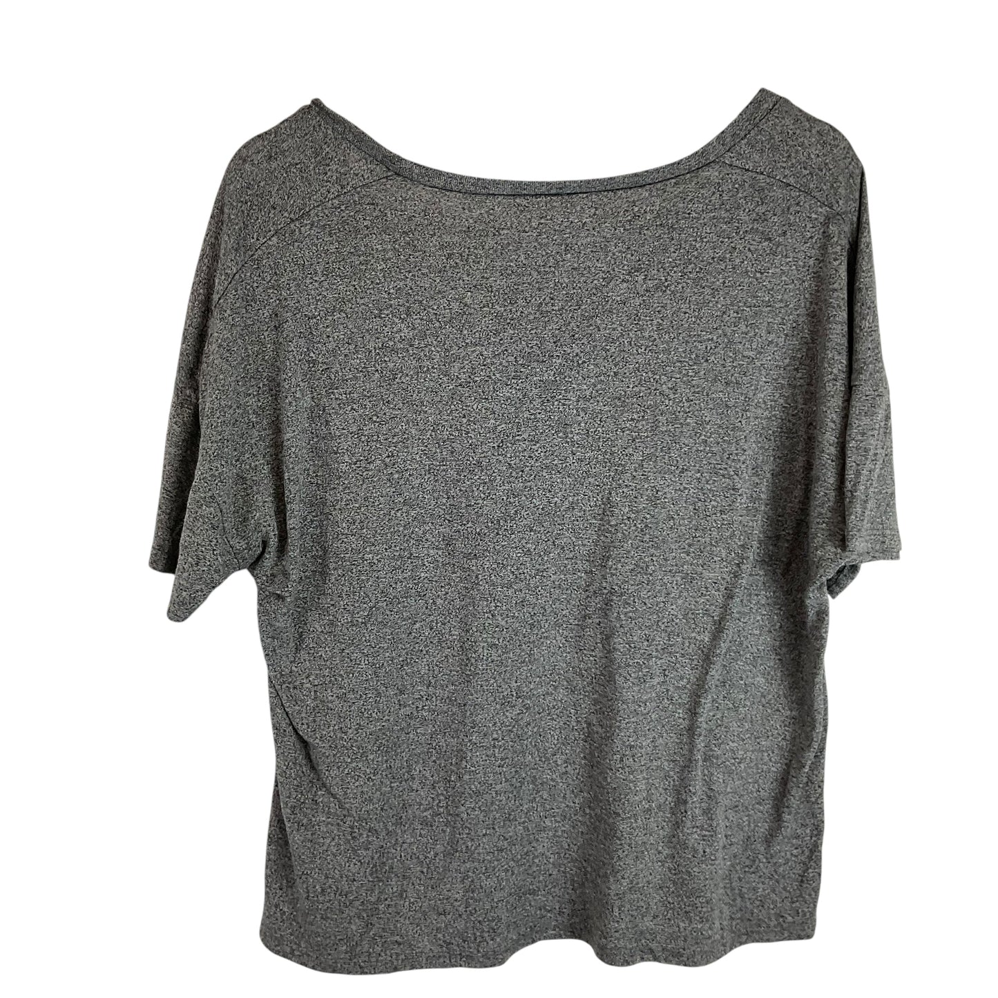 Top Short Sleeve By Clothes Mentor In Grey, Size: Osfm