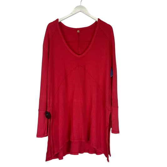 Top Long Sleeve By Free People In Red, Size: L