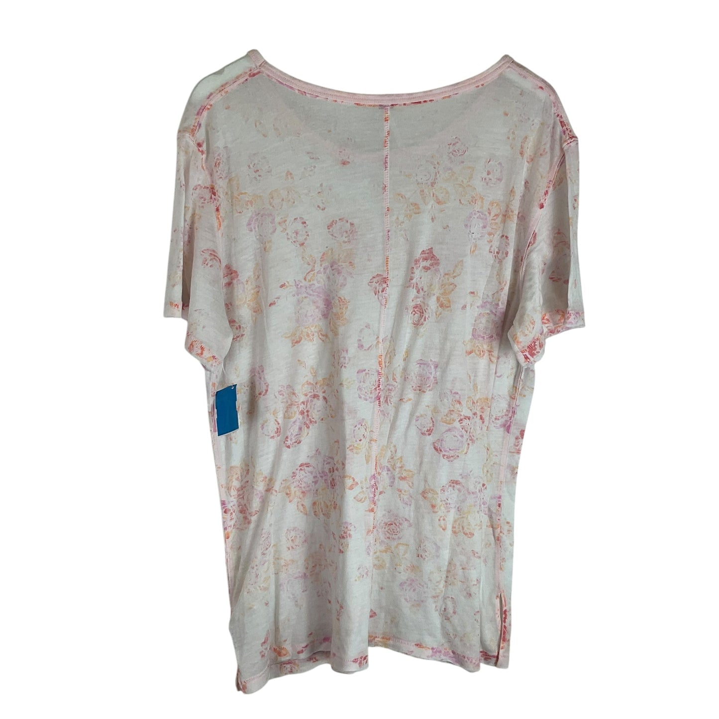 Top Short Sleeve By Free People In Pink, Size: M