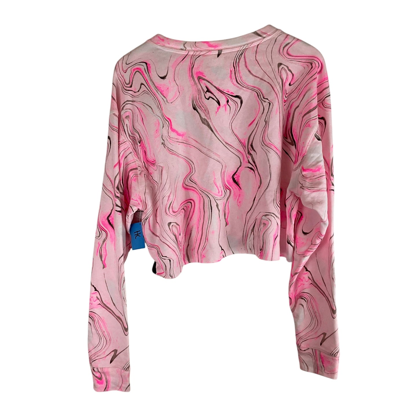 Top Long Sleeve By Pink In Pink, Size: L