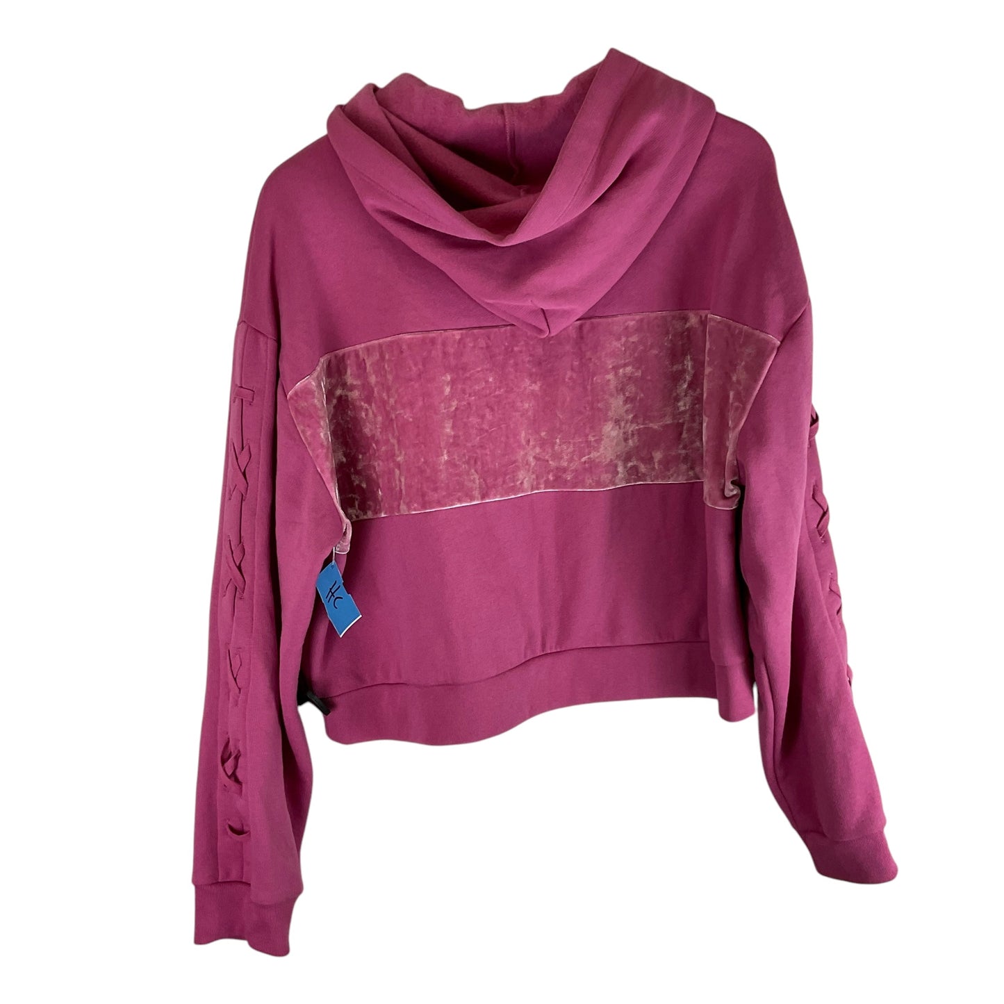 Sweatshirt Hoodie By Pink In Pink, Size: L