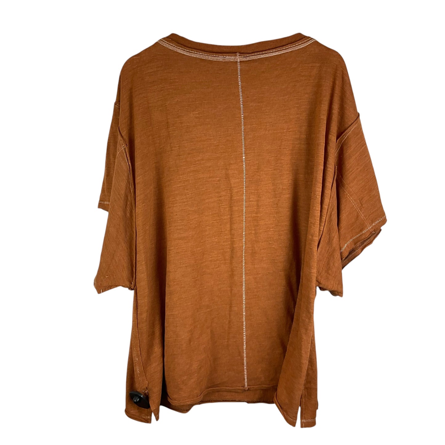 Top Short Sleeve By We The Free In Orange, Size: L