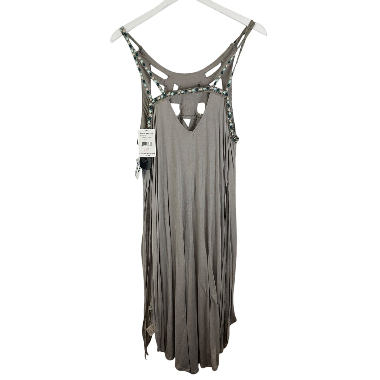 Top Sleeveless By Free People In Grey, Size: L