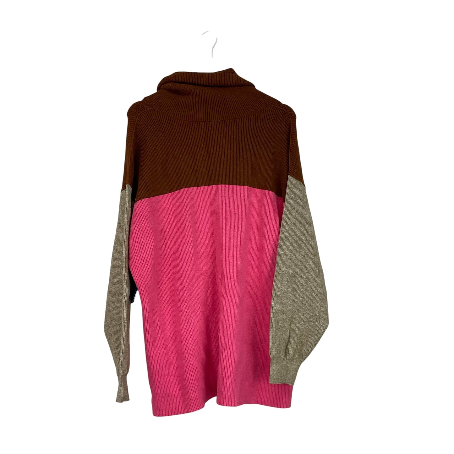 Sweater By Free People In Pink & Tan, Size: L