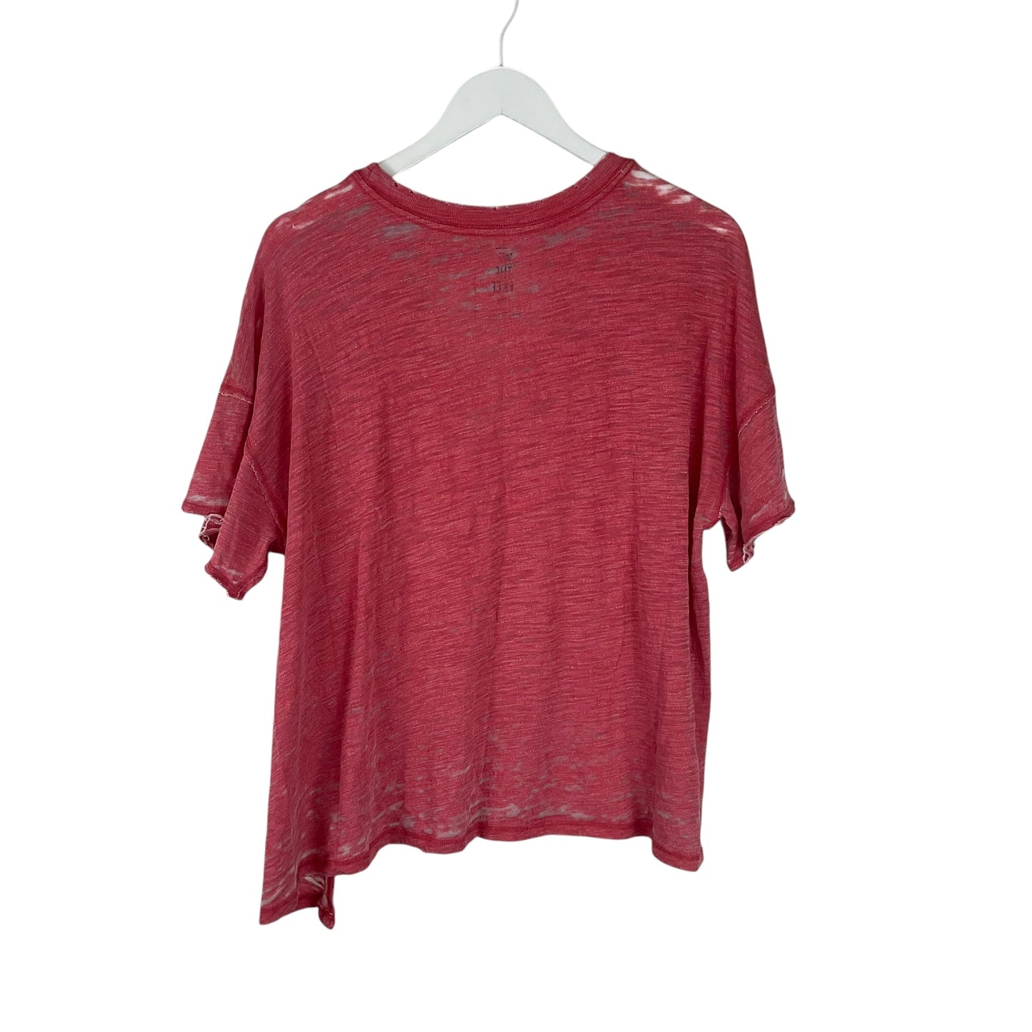 Top Short Sleeve By We The Free In Red, Size: Xs