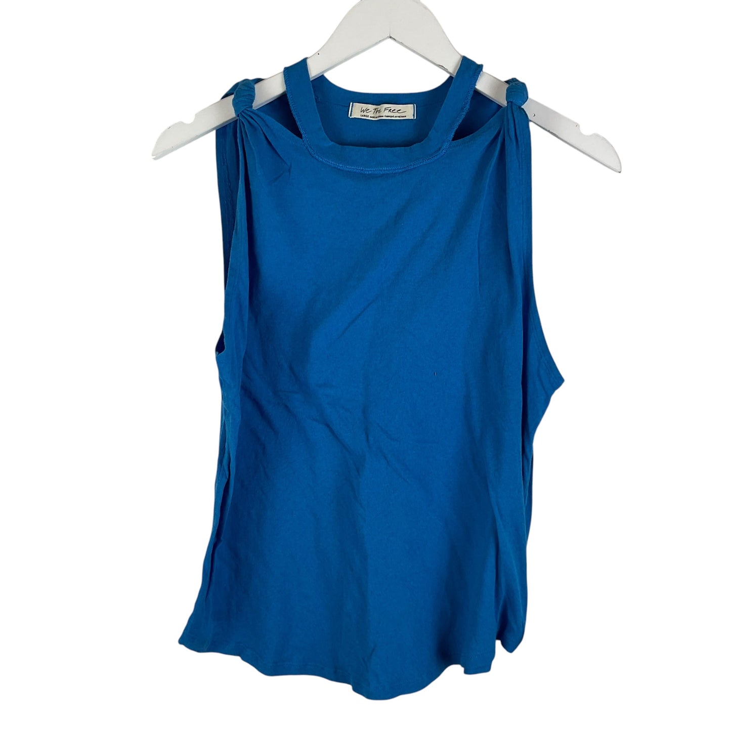 Top Sleeveless By We The Free In Blue, Size: L