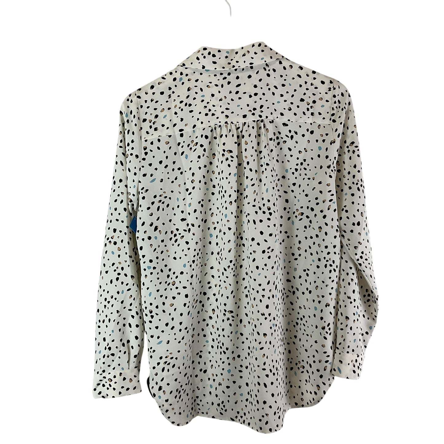 Top Long Sleeve By Ann Taylor In White, Size: S