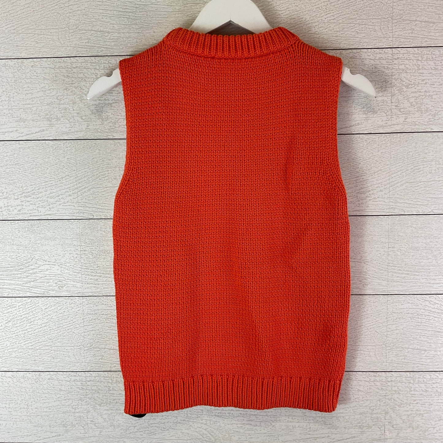 Vest Other By Ann Taylor In Orange, Size: Xs