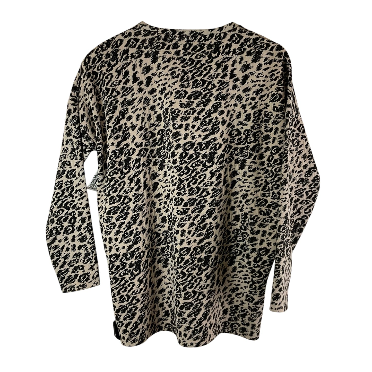 Top Long Sleeve By Chicos In Animal Print, Size: 0